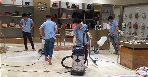 Thi công đánh bóng đá tự nhiên tại Nam Định